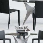 Molteni & C Alfa  and ARC  2012  corona Table & chair 188