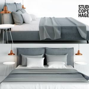studio copenghagen Bed 3dskymodel -Download 3dmodel- Free 3d Models   414