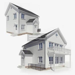 House nhà ở  Download -3d Model - Free 3dmodels-  Maxbrute  62
