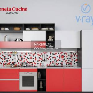 Kitchen Tủ bếp - Download 3d Model - Free 3dmodels  Maxbrute 54