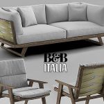 B&B Italia Gio sofa 3dmodel  489