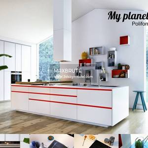 Kitchen Tủ bếp - Download 3d Model - Free 3dmodels  Maxbrute 62