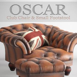 Oscar_Club Armchair 3dskymodel -Download 3dmodel- Free 3d Models   531