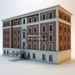 building Tòa nhà  Download -3d Model - Free 3dmodels-  Maxbrute  2