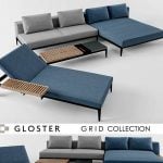 Gloster set sofa 3dmodel  560