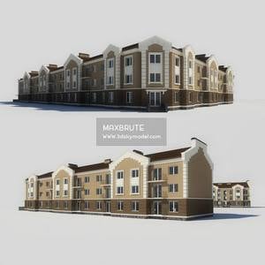 house nhà ở  Download -3d Model - Free 3dmodels-  Maxbrute  16