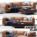 Ditre italya Germain Leather sofa 3dmodel  588