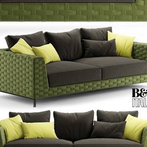 bebitalia Ray Outdoor Natural sofa 3dmodel  605