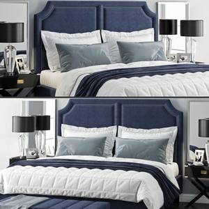 Sanibel Queen Upholstered Bed 3dskymodel -Download 3dmodel- Free 3d Models   527