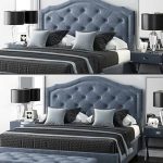 LuXeo Brentwood Queen Tufted Bed  giường 528