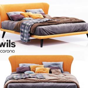 Twils orange Bed 3dskymodel -Download 3dmodel- Free 3d Models   536