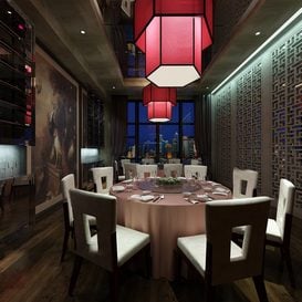 3d66 dinning-room-C004-chinese-style -Download  free -3d Models Maxbrute