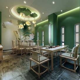 3d66 dinning-room-C011-chinese-style -Download  free -3d Models Maxbrute