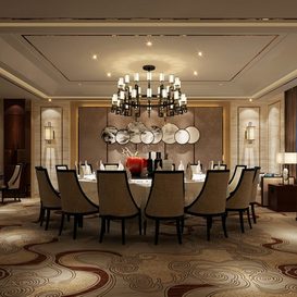 3d66 dinning-room-J013-mix-style -Download  free -3d Models Maxbrute