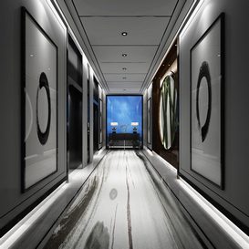 3d66 elevator-lobby-C002-chinese-style -Download  free -3d Models Maxbrute