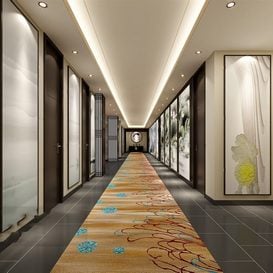3d66 elevator-lobby-C005-chinese-style -Download  free -3d Models Maxbrute