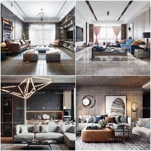 living room modern style vol5 2019 3dsmax
