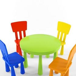 table chair children 62  3dsmax  3dmodel