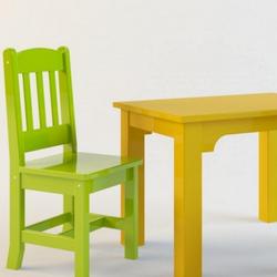 table chair children 35  3dsmax  3dmodel