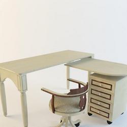 table chair children 17  3dsmax  3dmodel