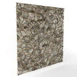 Stone wall 12 3d model Download Maxbrute Furniture Visualization