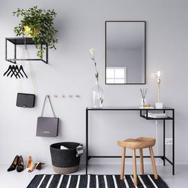 Scandinavian-set 3d model Download Maxbrute Furniture Visualization