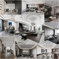 Living room vol6 2020 3d model Download Maxbrute Furniture Visualization