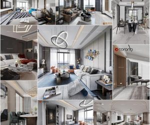 Living room vol7 2020 3d model Download Maxbrute Furniture Visualization