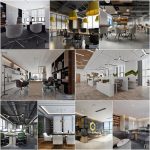 Office vol1  2020 3d model Download Maxbrute Furniture Visualization