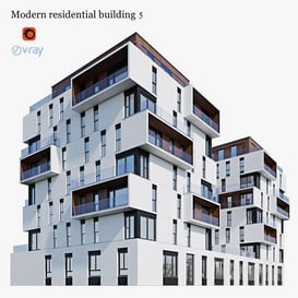 Residential building 5 3d model Download Maxbrute Furniture Visualization