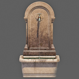 wall-fountain 3d model Download Maxbrute Furniture Visualization