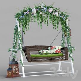 Garden swing 3d model Download Maxbrute Furniture Visualization
