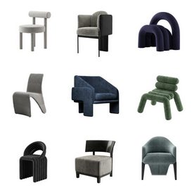 Chair vol1 2021 3d model 3dsmax  Download -Buy -Maxbrute Furniture