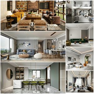 Living room vol1 2021 3d model 3dsmax  Download -Buy -Maxbrute Furniture