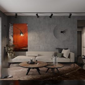 Living Room 51 download free 3d model 3dsmax maxbrute