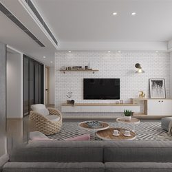 Living Room 102 download free 3d model 3dsmax maxbrute