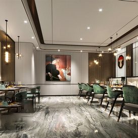Hotel  Teahouse Cafe 967 download free 3d model 3dsmax maxbrute