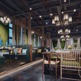 Hotel  Teahouse Cafe 977 download free 3d model 3dsmax maxbrute