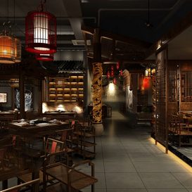 Hotel  Teahouse Cafe 983 download free 3d model 3dsmax maxbrute