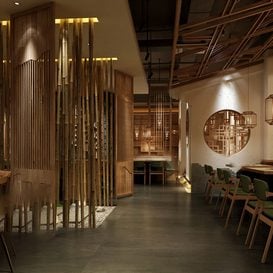 Hotel  Teahouse Cafe 989 download free 3d model 3dsmax maxbrute
