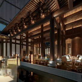 Hotel  Teahouse Cafe 997 download free 3d model 3dsmax maxbrute
