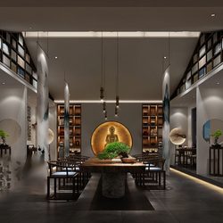 Hotel  Teahouse Cafe 1013 download free 3d model 3dsmax maxbrute
