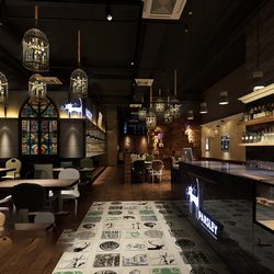 Hotel  Teahouse Cafe 1019 download free 3d model 3dsmax maxbrute