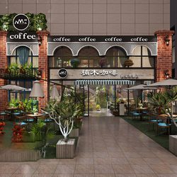 Hotel  Teahouse Cafe 1021 download free 3d model 3dsmax maxbrute
