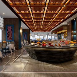 Hotel  Teahouse Cafe 1031 download free 3d model 3dsmax maxbrute