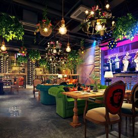Hotel  Teahouse Cafe 1047 download free 3d model 3dsmax maxbrute