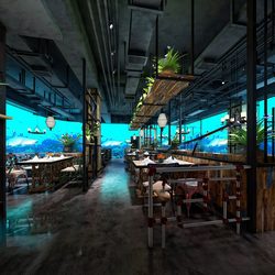 Hotel  Teahouse Cafe 1063 download free 3d model 3dsmax maxbrute