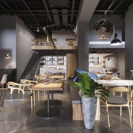 Hotel  Teahouse Cafe 1067 download free 3d model 3dsmax maxbrute