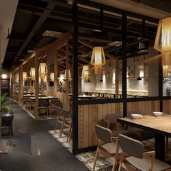 Hotel  Teahouse Cafe 1069 download free 3d model 3dsmax maxbrute