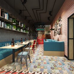 Hotel  Teahouse Cafe 1070 download free 3d model 3dsmax maxbrute